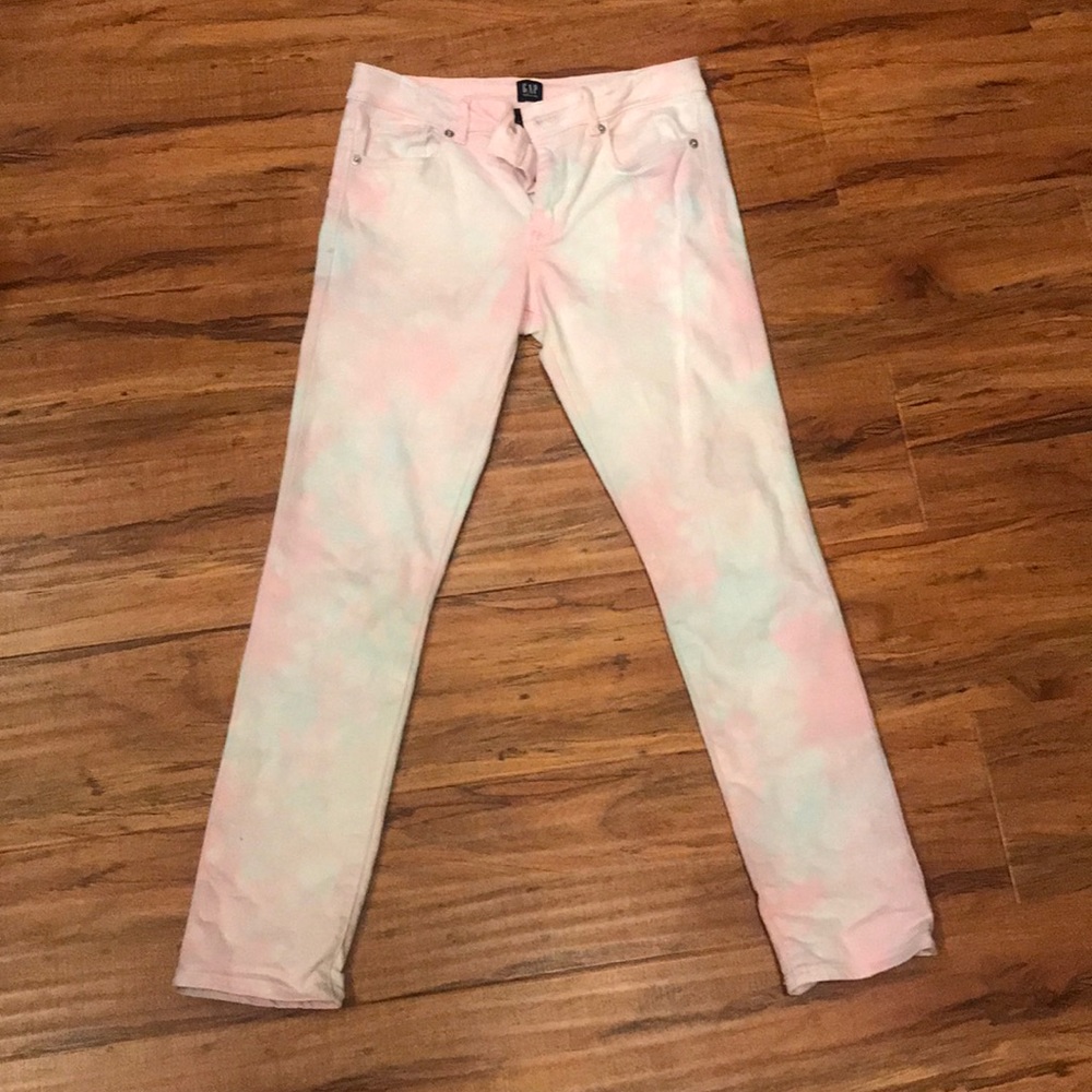 Girls Cotton Candy tye dye pants